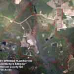 Ivey Springs Plantation, Jefferson County, GA Aerial Map
